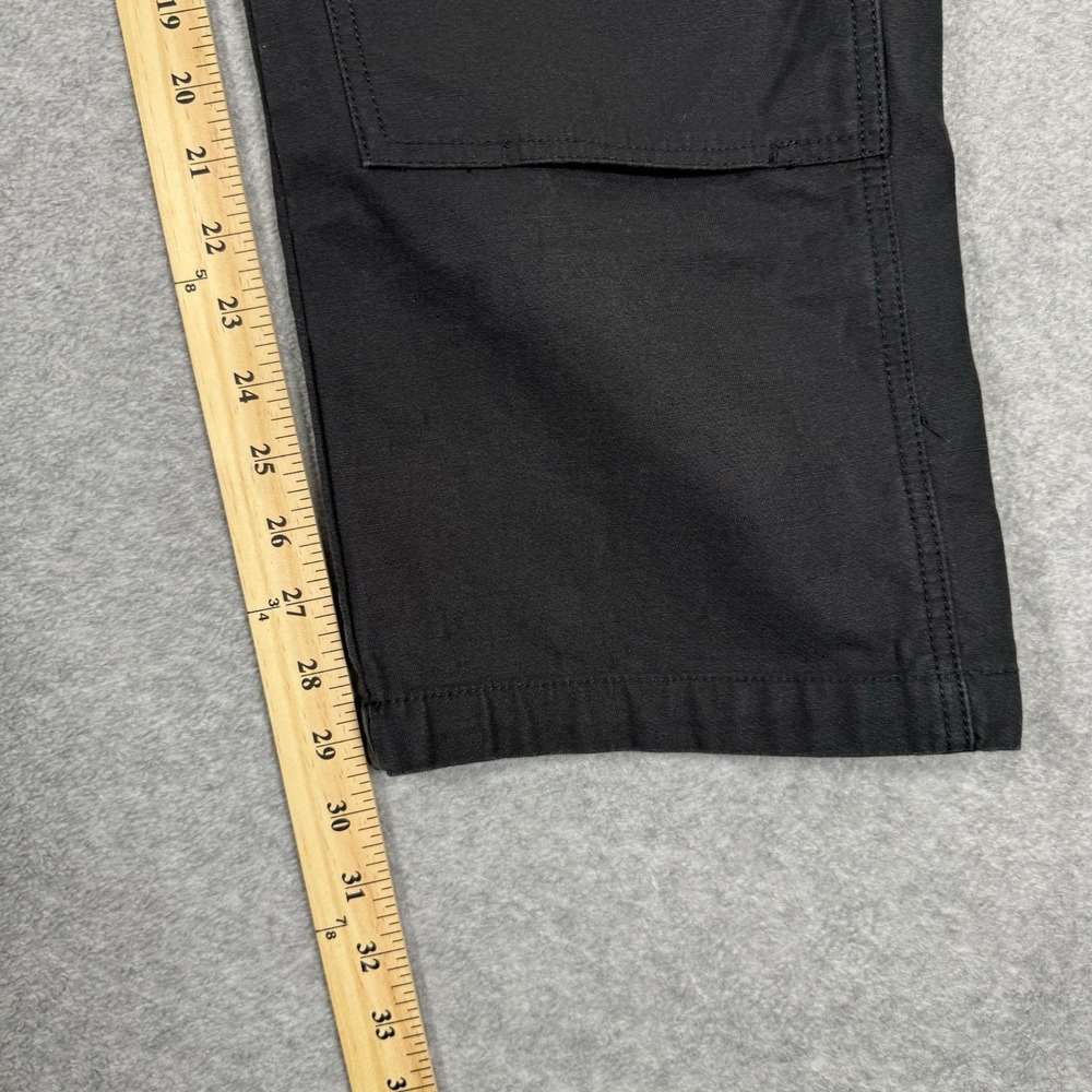 OBEY Carpenter Pants Men's 30 Black White Graphic Utility Workwear Streetwear - Picture 9 of 10